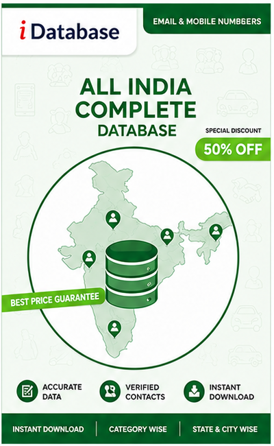 India’s Trusted Business Database Provider iDatabase