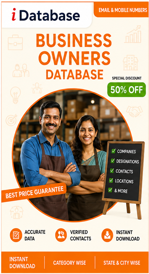 India’s Trusted Business Database Provider iDatabase